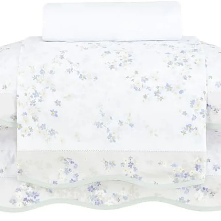 Buddemeyer jogo de cama Queen 200 fios Celeste 100% algodão, 4 peças